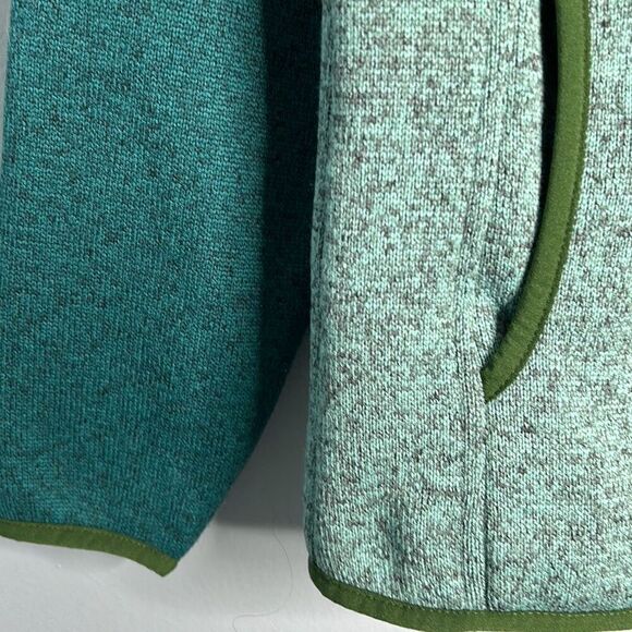 LL Bean Small Fleece Pullover Snap Quarter New - Picture 3 of 4